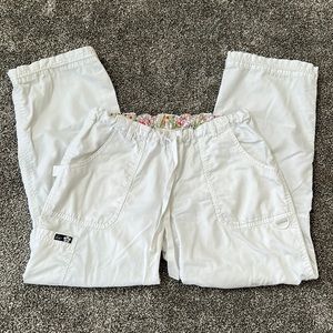 KOI Scrub Pants- white